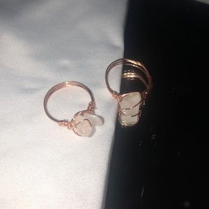 Handmade Quartz Wire Ring